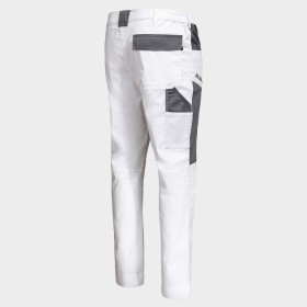 Pantaloni de lucru EOS STRETCH WHITE/GREY 5