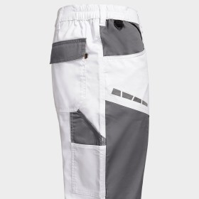 Pantaloni de lucru EOS STRETCH WHITE/GREY 6