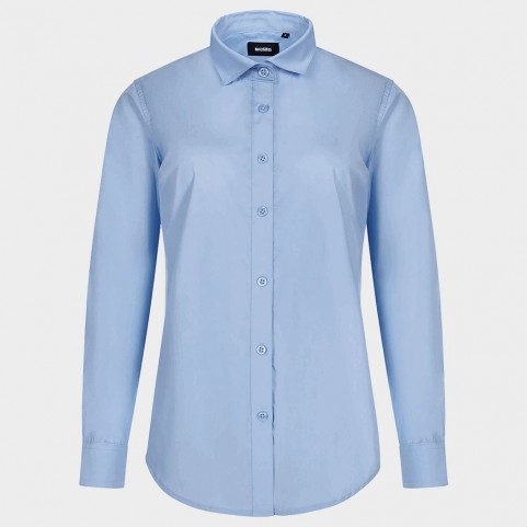 Cămașă cu mânecă lungă de damă VELILLA LIGHT BLUE