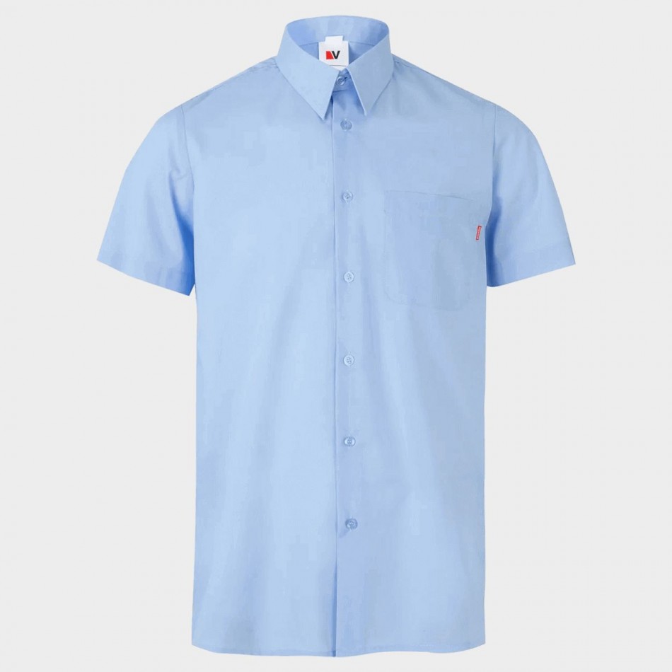 Cămașă cu mânecă scurtă de bărbați VELILLA LIGHT BLUE - Stenso.ro Cămașă cu mânecă scurtă de bărbați VELILLA LIGHT BLUE