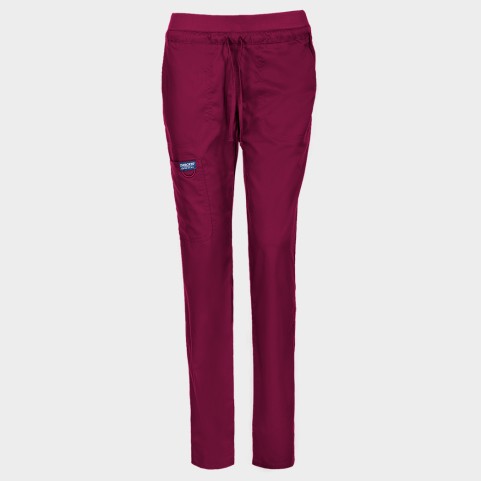 Pantaloni medicali de damă CHEROKEE MR TAPERED VIȘINIU WWE105