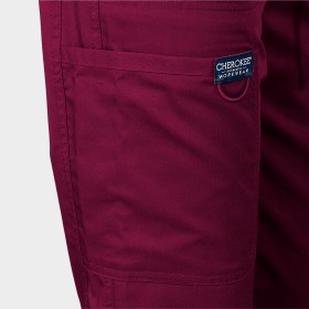 Pantaloni medicali de damă CHEROKEE MR TAPERED VIȘINIU WWE105 7