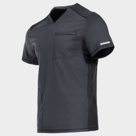 Tunică medicală de bărbat CHEROKEE V-NECK GRI WWE603 3