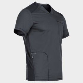 Tunică medicală de bărbat CHEROKEE V-NECK GRI WWE603 4