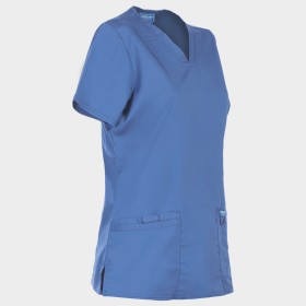 Tunică medicală de damă CHEROKEE V-NECK ALBASTRU DESCHIS WWE620 4