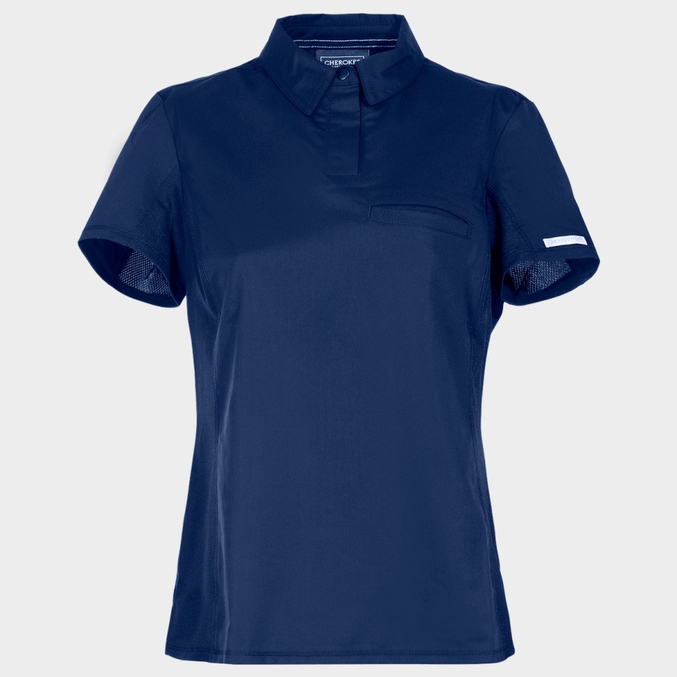 Tunică medicală de damă CHEROKEE ALBASTRU ÎNCHIS WWE698