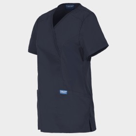 Tunică medicală de damă CHEROKEE WRAP GRI WWE610 4