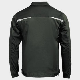 Jachetă de lucru PRISMA LIGHT STRETCH KAKI/NEGRU 2