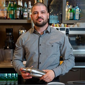 Cămașă pentru bărbați FLORIS NEGRU 2
