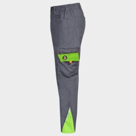 Pantaloni de lucru PRISMA LIGHT STRETCH GRI/VERDE 3