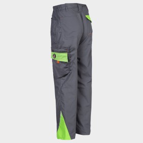 Pantaloni de lucru PRISMA LIGHT STRETCH GRI/VERDE 5