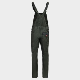 Pantaloni de salopete PRISMA LIGHT STRETCH KAKI/NEGRU 2