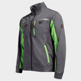Jachetă de lucru PRISMA LIGHT STRETCH GRI/VERDE 3