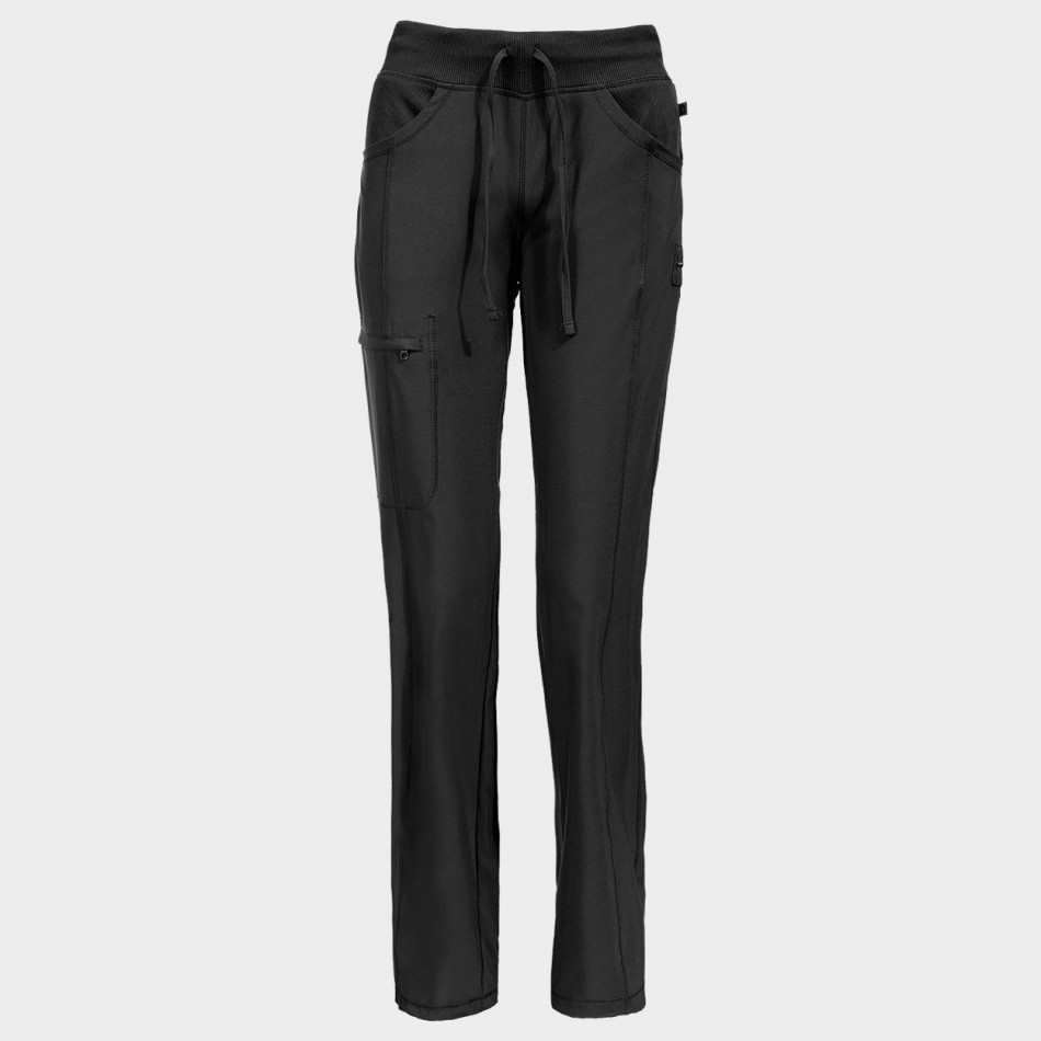 Pantaloni medicali pentru femei CHEROKEE NEGRU CKE1123A