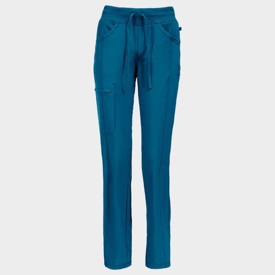 Pantaloni medicali pentru femei CHEROKEE PETROL CKE1123A
