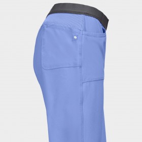 Pantaloni medicali pentru femei CHEROKEE SLIM ALBASTRU DESCHIS CKE1124A 5