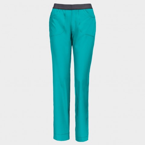 Pantaloni medicali pentru femei CHEROKEE SLIM PETROL DESCHIS CKE1124A