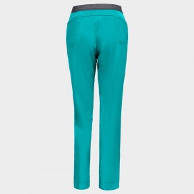 Pantaloni medicali pentru femei CHEROKEE SLIM PETROL DESCHIS CKE1124A 2