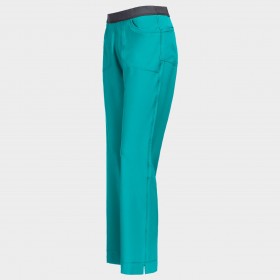 Pantaloni medicali pentru femei CHEROKEE SLIM PETROL DESCHIS CKE1124A 3