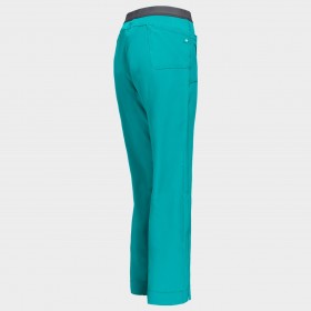 Pantaloni medicali pentru femei CHEROKEE SLIM PETROL DESCHIS CKE1124A 4