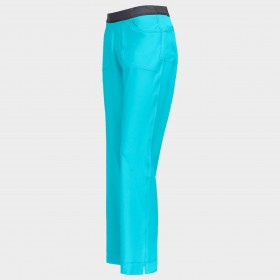 Pantaloni medicali pentru femei CHEROKEE SLIM TURQUOISE CKE1124A 3