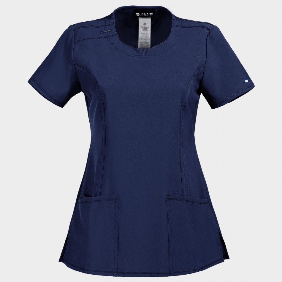 Tunică medicală pentru femei CHEROKEE ROUD ALBASTRU ÎNCHIS CKE2624A