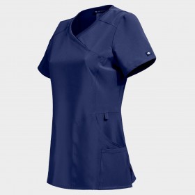 Tunică medicală pentru femei CHEROKEE WRAP ALBASTRU ÎNCHIS CKE2625A 3