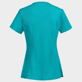 Tunică medicală pentru femei CHEROKEE WRAP PETROL DESCHIS CKE2625A 2