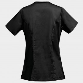 Tunică medicală pentru femei CHEROKEE WRAP NEGRU WWE4728 2
