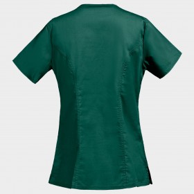 Tunică medicală pentru femei CHEROKEE WRAP NEGRU WWE4728 2