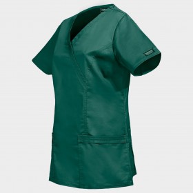 Tunică medicală pentru femei CHEROKEE WRAP NEGRU WWE4728 4