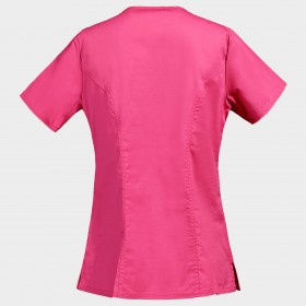 Tunică medicală pentru femei CHEROKEE WRAP ROZ WWE4728 2
