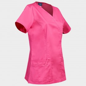 Tunică medicală pentru femei CHEROKEE WRAP ROZ WWE4728 4