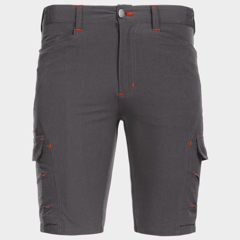 Pantaloni scurți de lucru VIGOR GRI/ORANGE