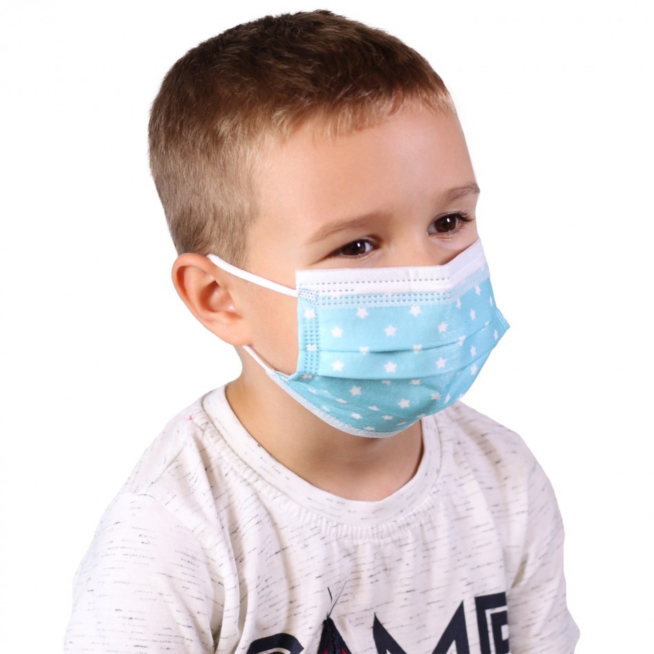 Hygienic face mask 50 pcs SANI 3 KIDS
