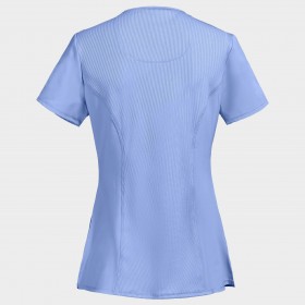 Tunică medicală pentru femei CHEROKEE WRAP ALBASTRU DESCHIS CKE2625A 2