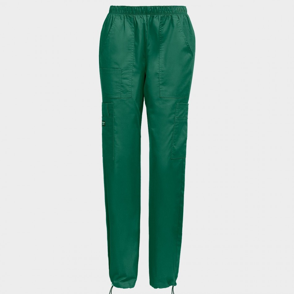 Pantaloni medicali CHEROKEE MR CARGO VERDE WWE4005
