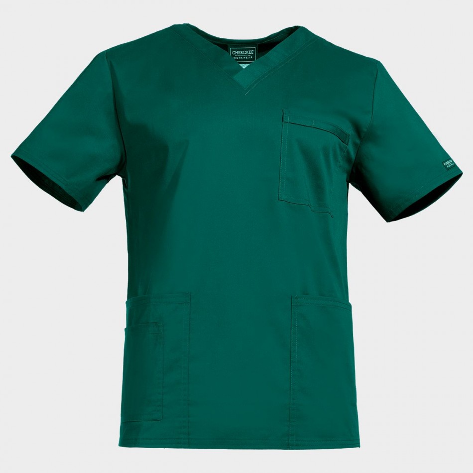 Tunică medicală CHEROKEE V-NECK VERDE WWE4725