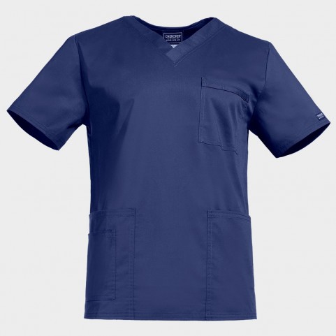 Tunică medicală CHEROKEE V-NECK ALBASTRU ÎNCHIS WWE4725