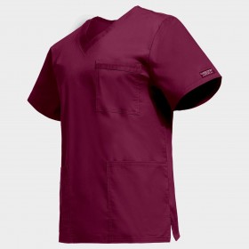 Tunică medicală CHEROKEE V-NECK VIȘINIU WWE4725 3