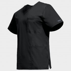 Tunică medicală CHEROKEE V-NECK NEGRU WWE4725 4