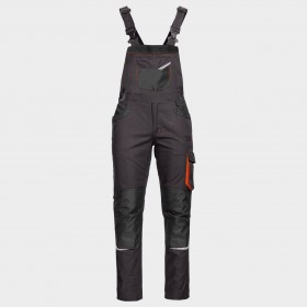 Salopetă de lucru KASTOR STRETCH GREY/ORANGE