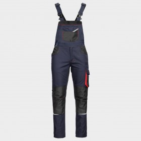 Salopetă de lucru KASTOR STRETCH DARK BLUE/RED