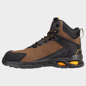 Pantofi înalți RULER MID O2 SR BROWN/BLACK 2