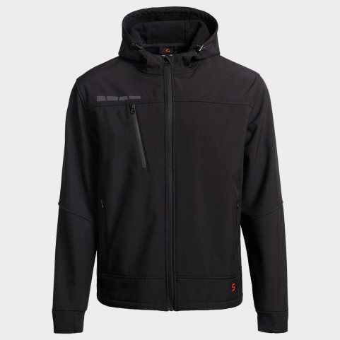 Geacă de lucru RUNE SOFTSHELL BLACK
