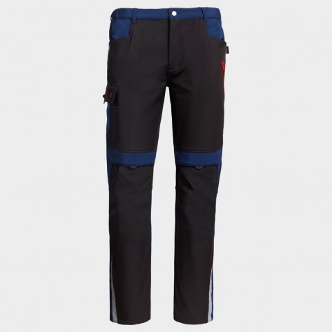 Pantaloni de lucru PRISMA SOFTSHELL 2.0 ALBASTRU NEGRU/ÎNCHIS