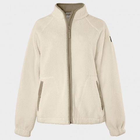 Jachetă de damă FRISTADS COPPER PILE FLEECE WHITE