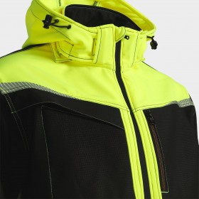 Jachetă softshell PRISMA 2.0 HV YELLOW/BLACK 1