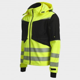 Jachetă softshell PRISMA 2.0 HV YELLOW/BLACK 5
