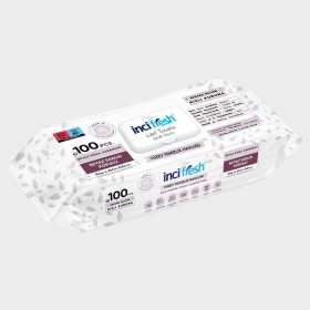 Șervețele umede pentru suprafețe INCI FRESH 100 buc. 1